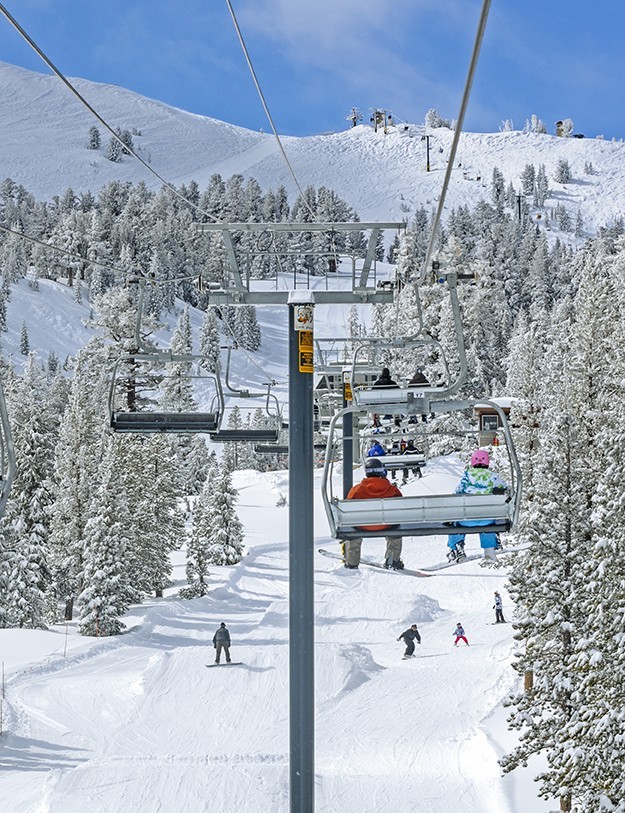 Ski lift in a Colorado Resort