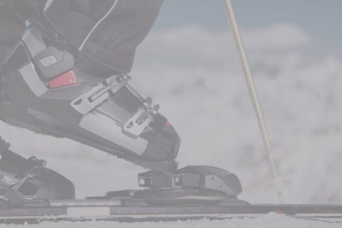 Ski boot banner